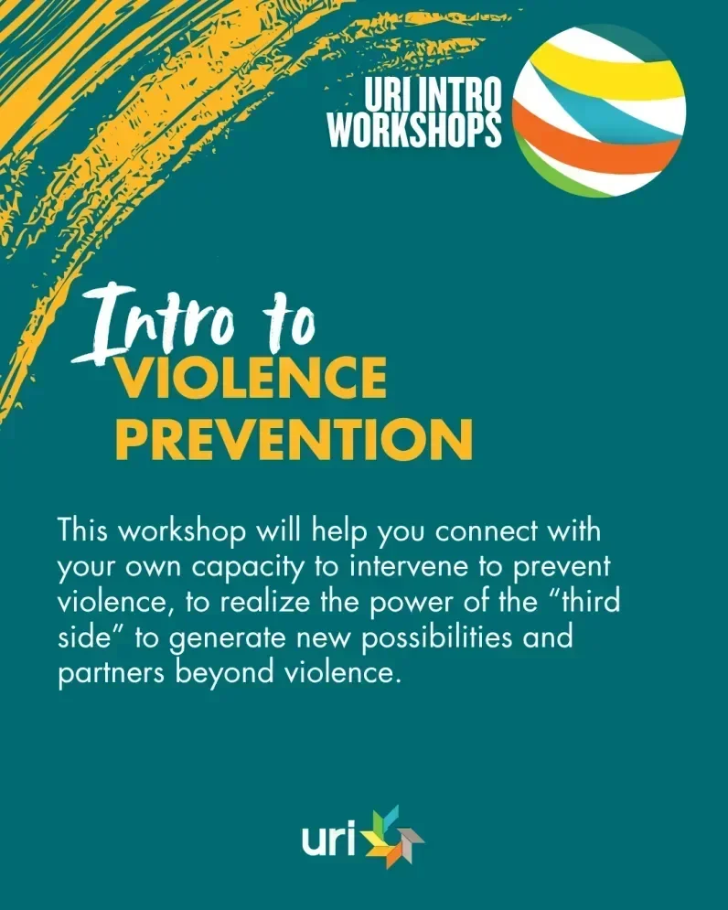Violence prevention poster